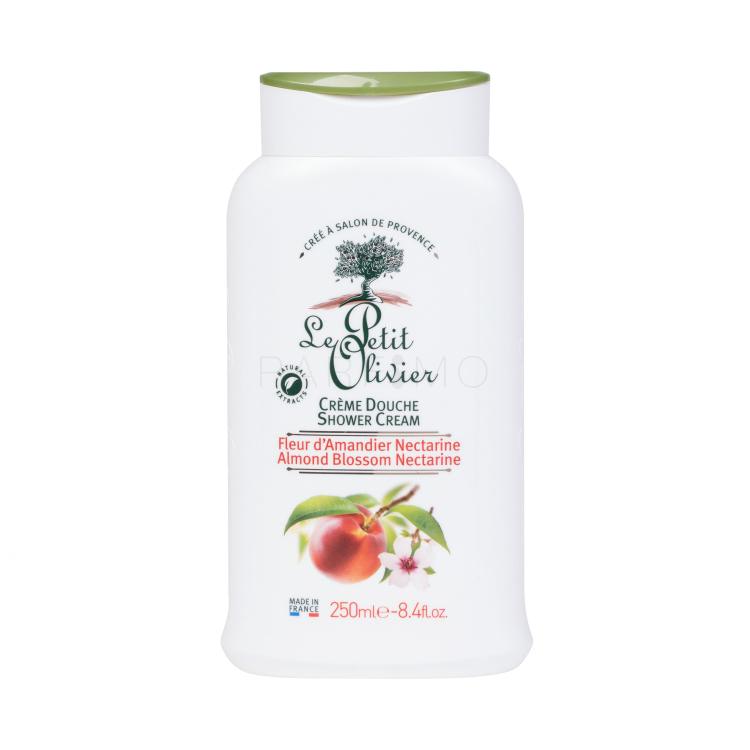 Le Petit Olivier Shower Almond Blossom Nectarine Duschcreme für Frauen 250 ml