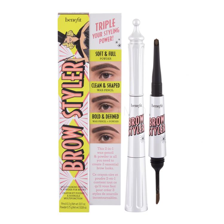Benefit Brow Styler Multitasking Pencil &amp; Powder Augenbrauenstift für Frauen 1,05 g Farbton  4 Warm Deep  Brown