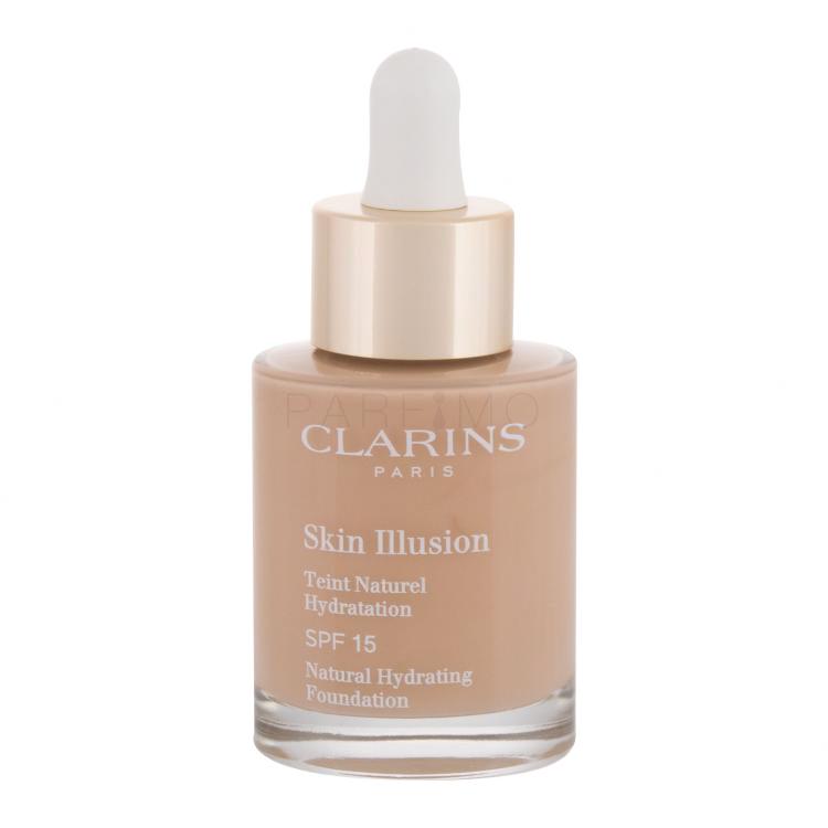 Clarins Skin Illusion Natural Hydrating SPF15 Foundation für Frauen 30 ml Farbton  108 Sand
