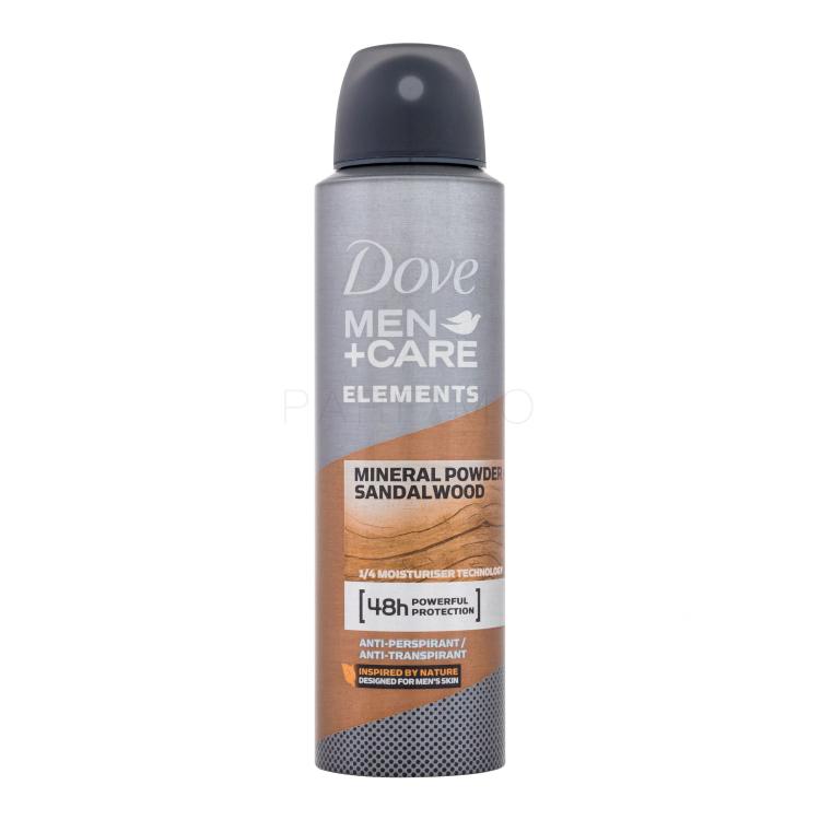 Dove Men + Care Elements Mineral + Sandalwood 48h Antiperspirant für Herren 150 ml