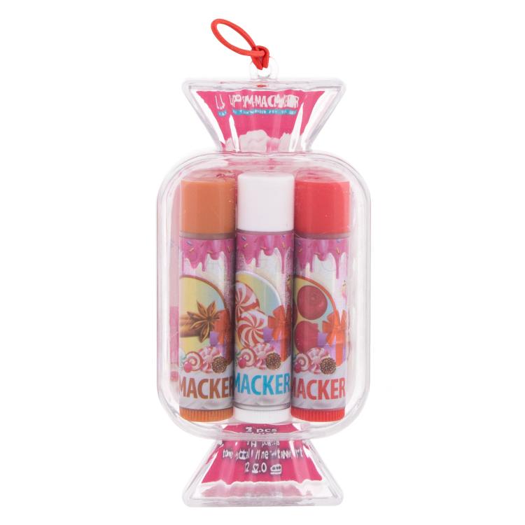 Lip Smacker Candy Snowflake Cinnamon Geschenkset Lippenbalsam Candy 4 g + Lippenbalsam Candy 4 g Peppermint Dreams + Lippenbalsam Candy 4 g Cranberry Icicles