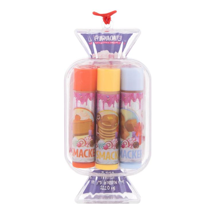 Lip Smacker Candy Pumpkin Cheesecake Geschenkset Lippenbalsam Candy 4 g + Lippenbalsam Candy 4 g Gingerbread Pancakes + Lippenbalsam Candy 4 g Butterscotch Frosting