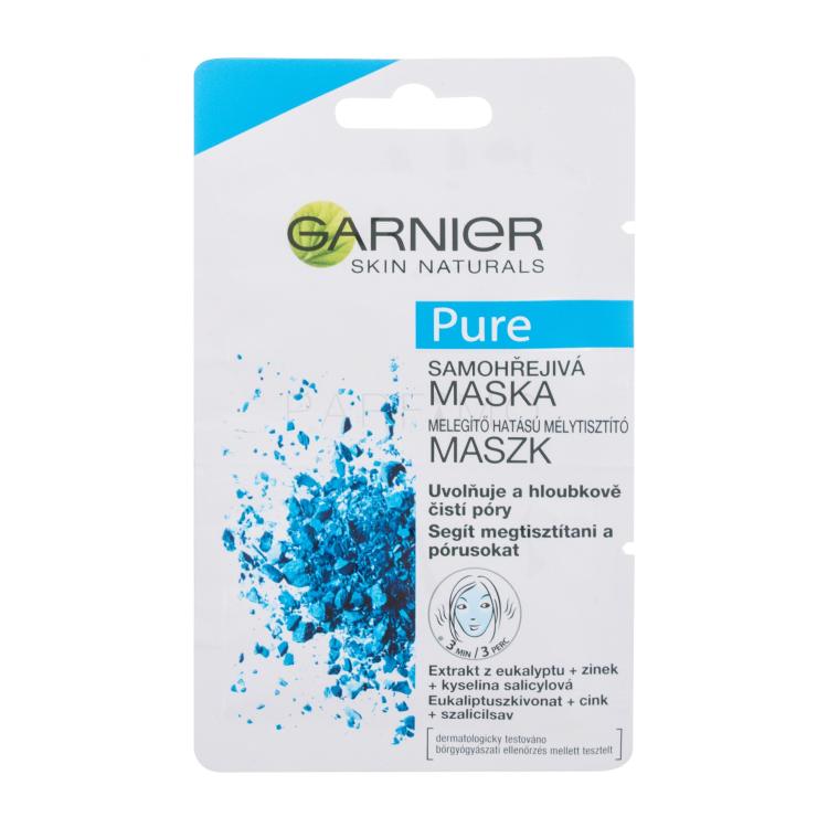 Garnier Skin Naturals Pure Self-Heating Mask Gesichtsmaske für Frauen 12 ml