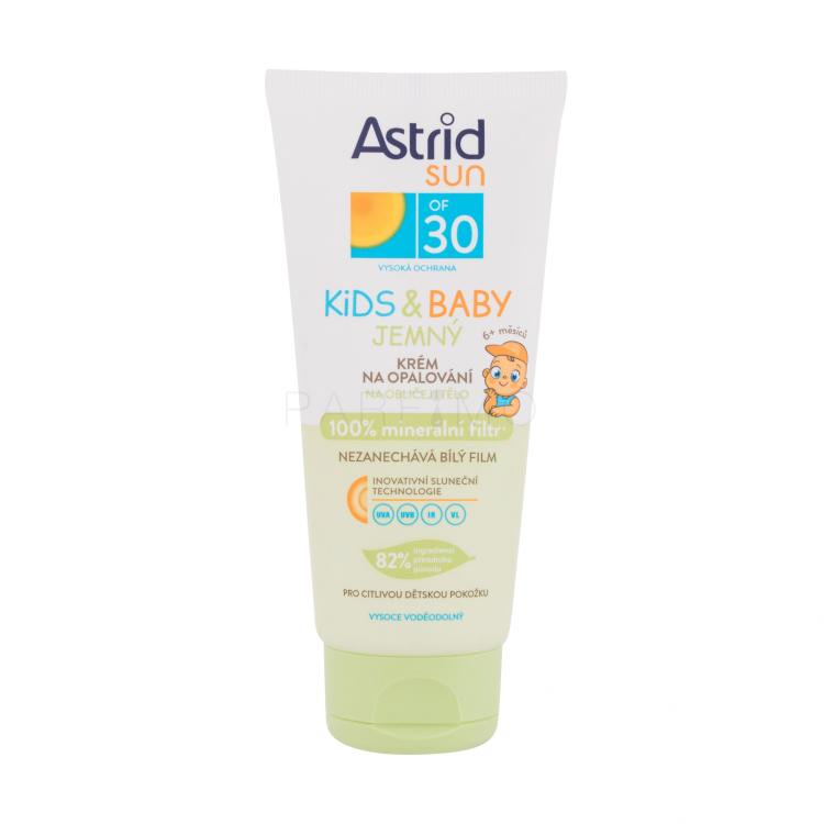 Astrid Sun Kids &amp; Baby Soft Face and Body Cream SPF30 Sonnenschutz für Kinder 100 ml