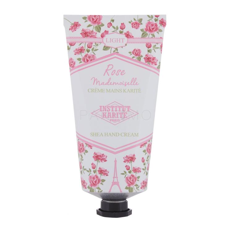 Institut Karité Light Hand Cream Rose Mademoiselle Handcreme für Frauen 75 ml