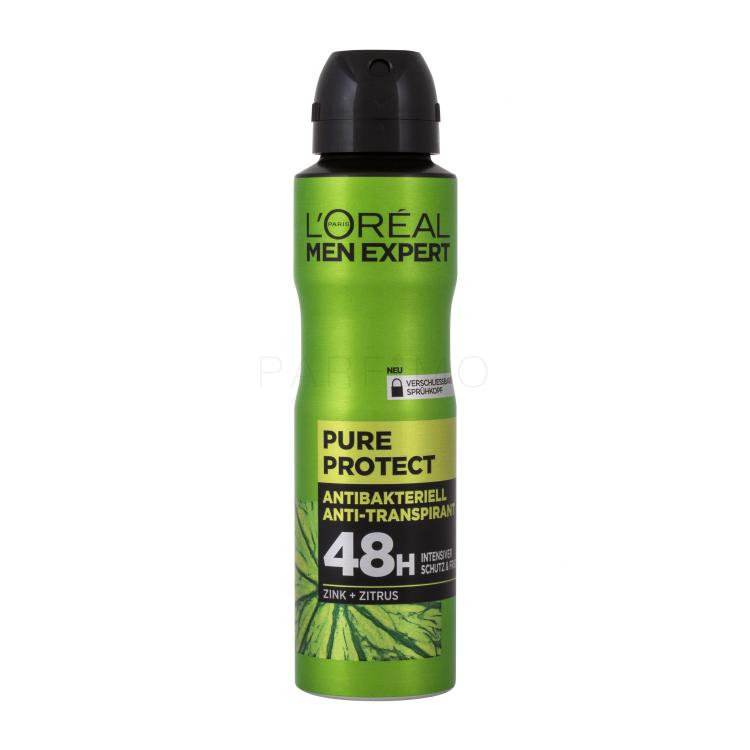 L&#039;Oréal Paris Men Expert Pure Protect 48H Antiperspirant für Herren 150 ml