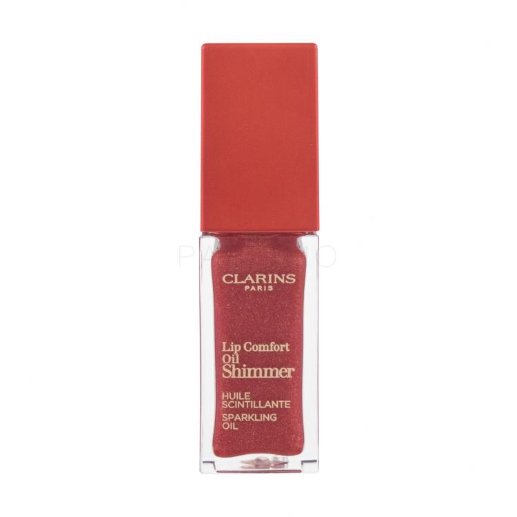 Clarins Lip Comfort Oil Shimmer Lippenöl für Frauen 7 ml Farbton  08 Burgundy Wine