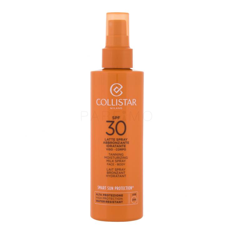 Collistar Smart Sun Protection Tanning Moisturizing Milk Spray SPF30 Sonnenschutz 200 ml