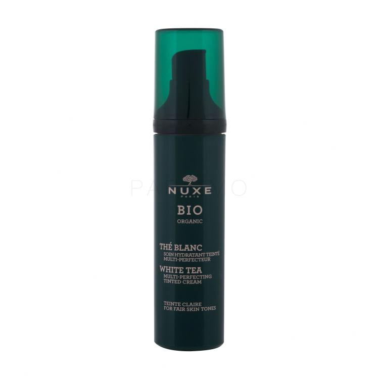 NUXE Bio Organic White Tea Tinted Cream Fair Skin Tones Tagescreme für Frauen 50 ml Farbton  Claire