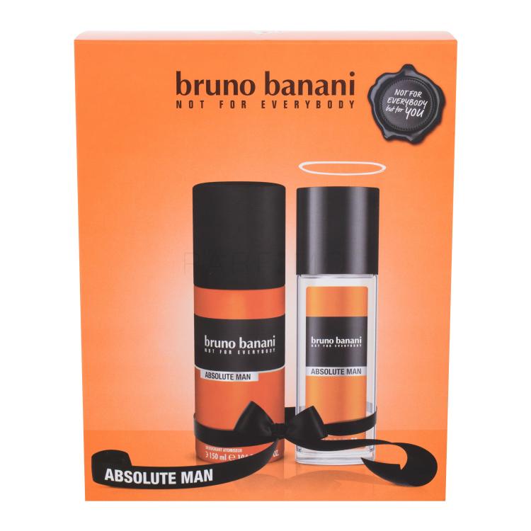 Bruno Banani Absolute Man Geschenkset Deodorant im Glas 75 ml + Deodorant 150 ml