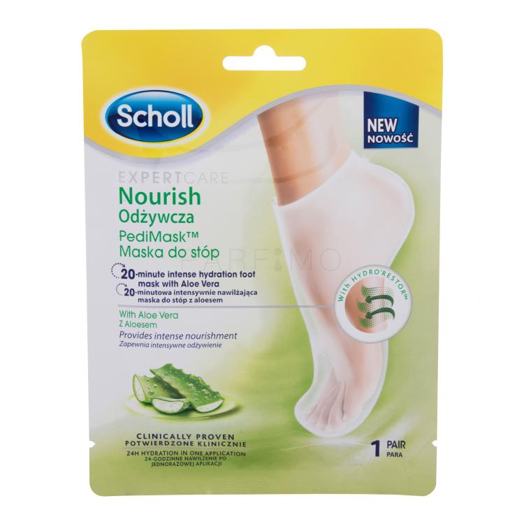 Scholl Expert Care Nourishing Foot Mask Aloe Vera Fußmaske für Frauen 1 St.