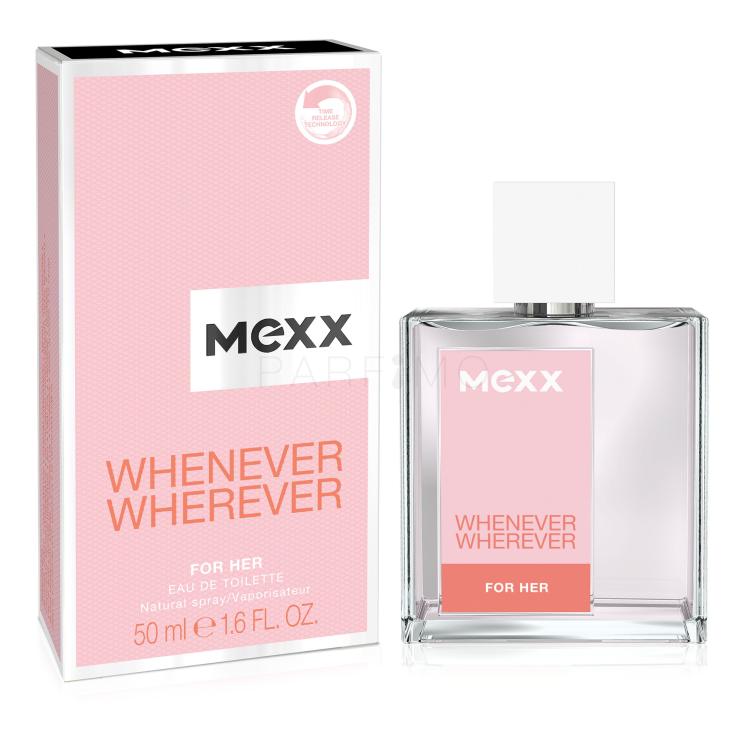 Mexx Whenever Wherever Eau de Toilette für Frauen 50 ml