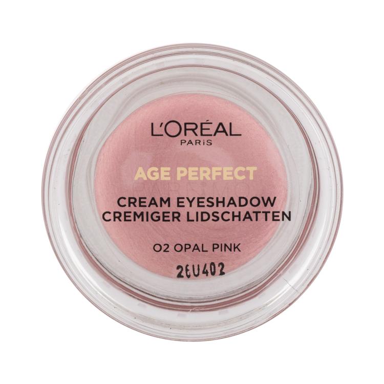 L&#039;Oréal Paris Age Perfect Cream Eyeshadow Lidschatten für Frauen 4 ml Farbton  02 Opal Pink