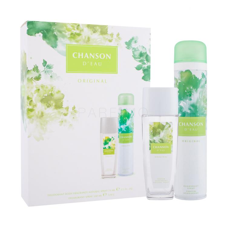 Chanson d´Eau Geschenkset Deodorant mi Glas 75 ml + Deodorant Spray 200ml
