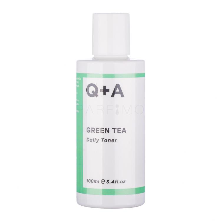 Q+A Green Tea Daily Toner Reinigungswasser für Frauen 100 ml