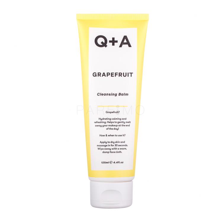 Q+A Grapefruit Cleansing Balm Reinigungsgel für Frauen 125 ml