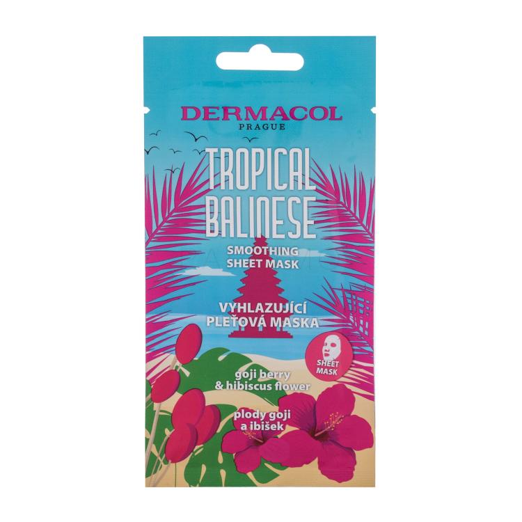 Dermacol Tropical Balinese Smoothing Gesichtsmaske für Frauen 1 St.