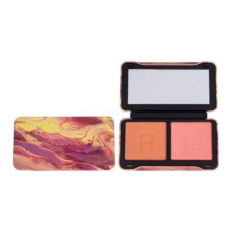 Makeup Revolution London Neon Heat Dynamic Face Palette Contouring Palette für Frauen 11,2 g Farbton  Peach Heat