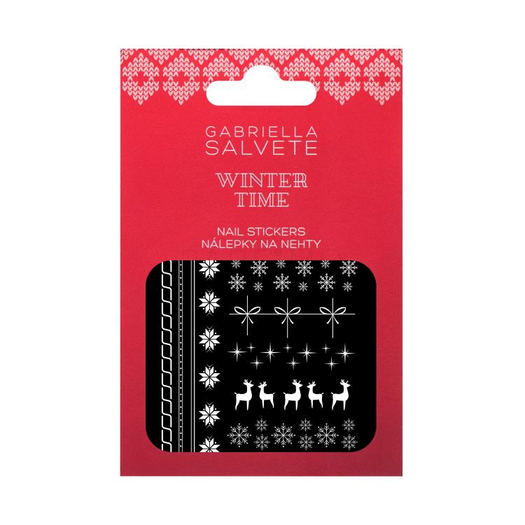 Gabriella Salvete Winter Time Nail Art Stickers Nagelschmuck für Frauen 1 Packung