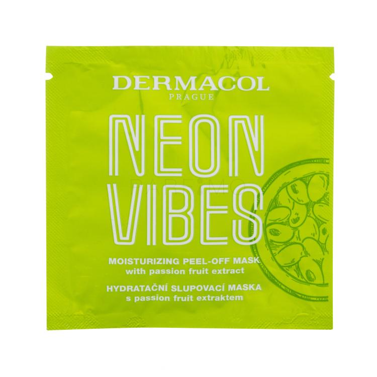 Dermacol Neon Vibes Moisturizing Peel-Off Mask Gesichtsmaske für Frauen 8 ml