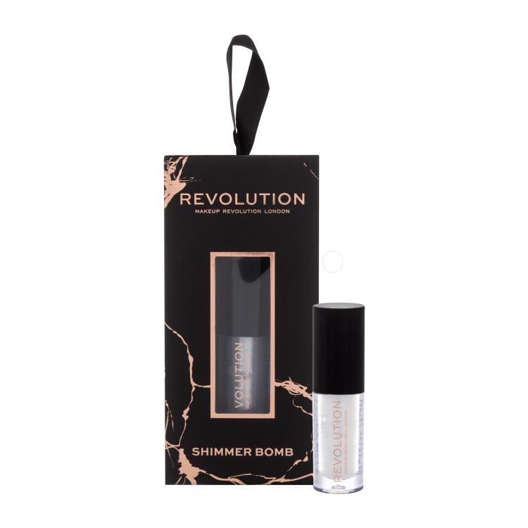 Makeup Revolution London Shimmer Bomb Lipgloss für Frauen 2 ml Farbton  Light Beam