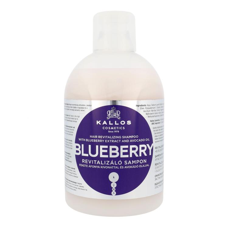 Kallos Cosmetics Blueberry Shampoo für Frauen 1000 ml