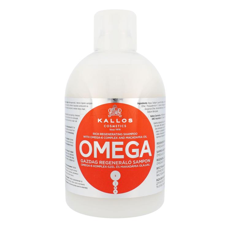 Kallos Cosmetics Omega Shampoo für Frauen 1000 ml