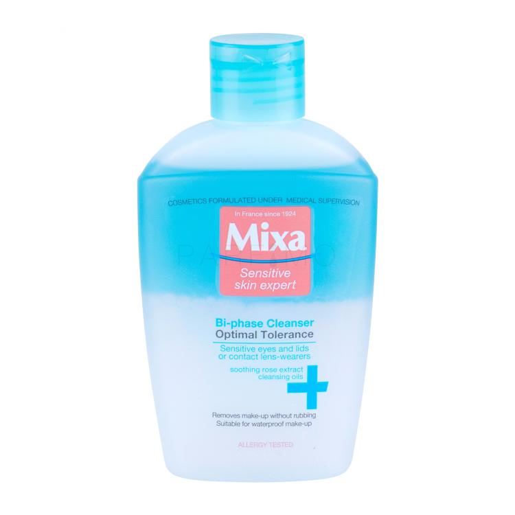 Mixa Optimal Tolerance Bi-phase Cleanser Augen-Make-up-Entferner für Frauen 125 ml