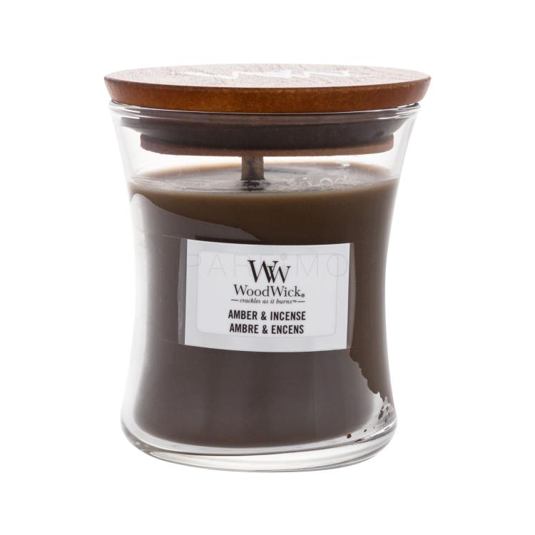 WoodWick Amber &amp; Incense Duftkerze 85 g