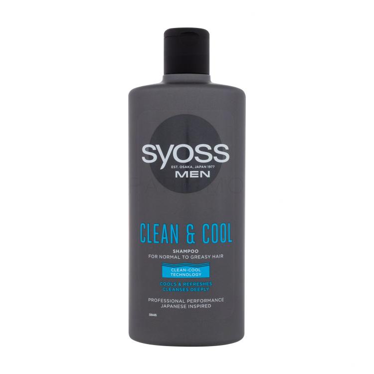 Syoss Men Clean &amp; Cool Shampoo für Herren 440 ml