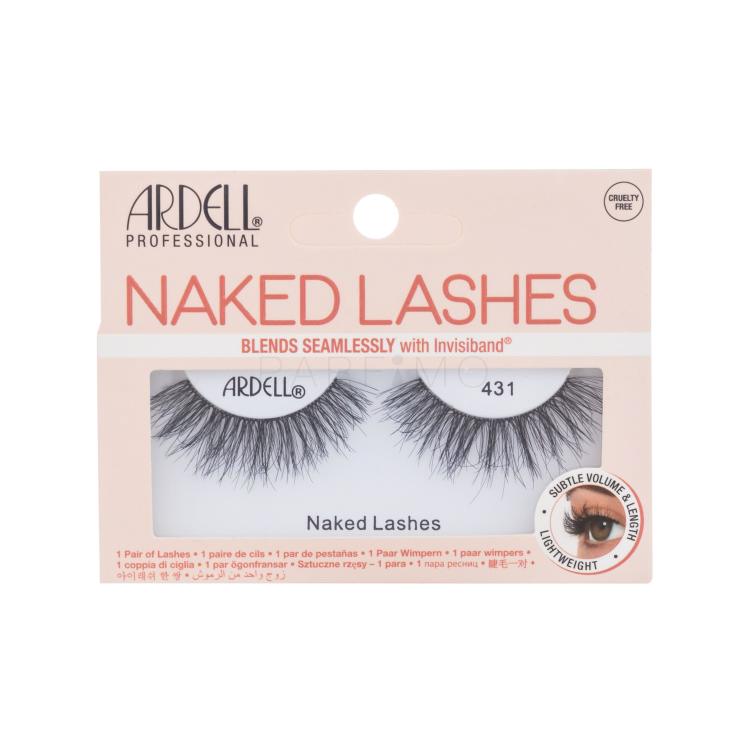 Ardell Naked Lashes 431 Falsche Wimpern für Frauen 1 St. Farbton  Black