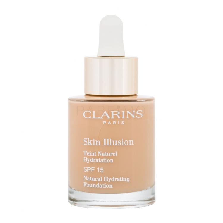 Clarins Skin Illusion Natural Hydrating SPF15 Foundation für Frauen 30 ml Farbton  110 Honey
