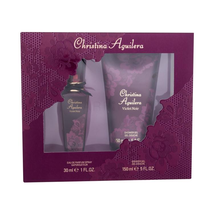 Christina Aguilera Violet Noir Geschenkset Eau de Parfum 30 ml + Duschgel 150 ml