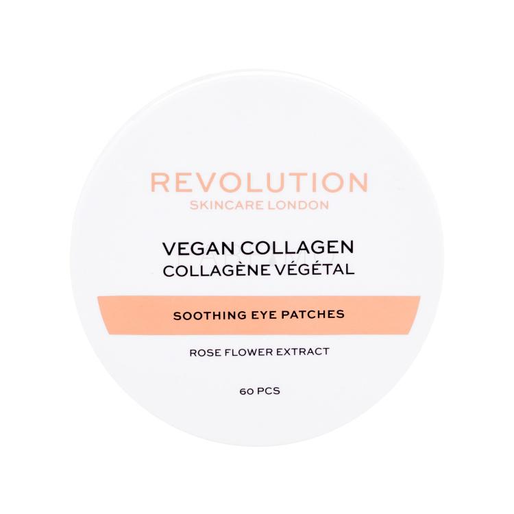 Revolution Skincare Vegan Collagen Soothing Eye Patches Augenmaske für Frauen 60 St.