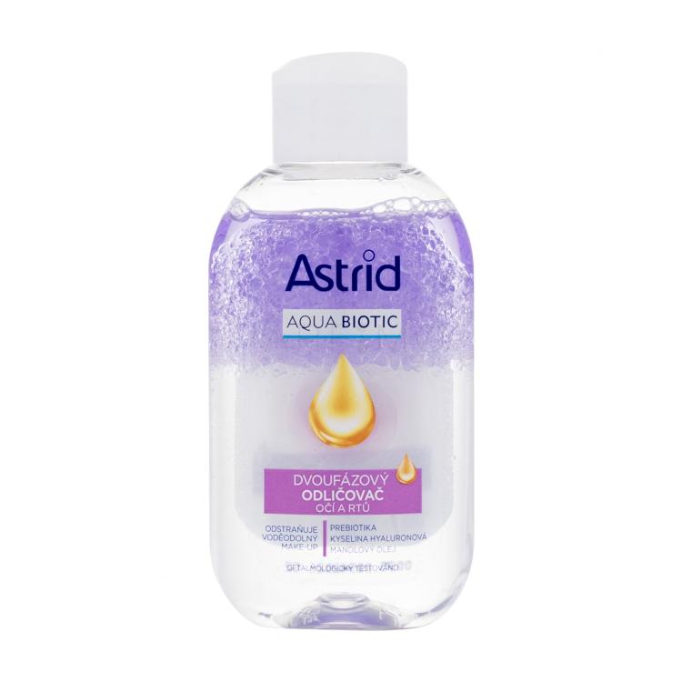 Astrid Aqua Biotic Two-Phase Remover Augen-Make-up-Entferner für Frauen 125 ml