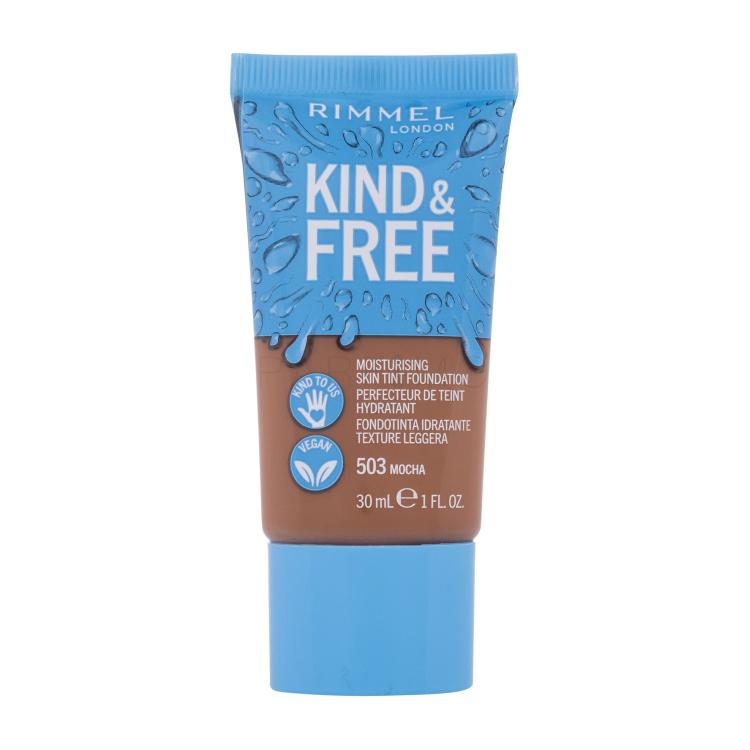 Rimmel London Kind &amp; Free Skin Tint Foundation Foundation für Frauen 30 ml Farbton  503 Mocha