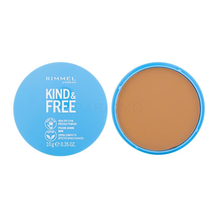 Rimmel London Kind &amp; Free Healthy Look Pressed Powder Puder für Frauen 10 g Farbton  040 Tan