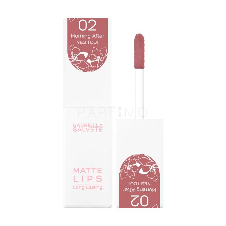 Gabriella Salvete Yes, I Do! Matte Lips Lippenstift für Frauen 45 ml Farbton  02 Morning After