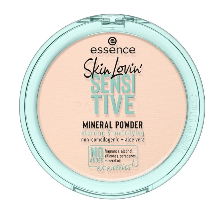 Essence Skin Lovin&#039; Sensitive Mineral Powder Puder für Frauen 9 g Farbton  01 Translucent