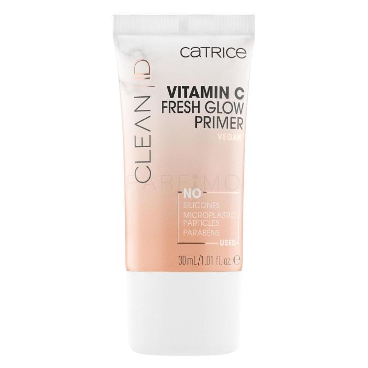 Catrice Clean ID Vitamin C Fresh Glow Primer Make-up Base für Frauen 30 ml