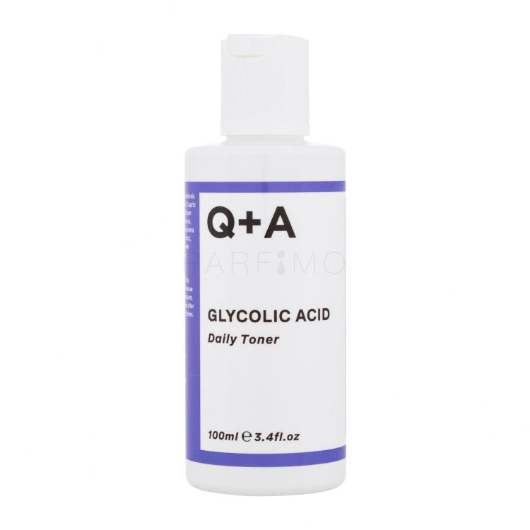 Q+A Glycolic Acid Daily Toner Gesichtswasser und Spray für Frauen 100 ml