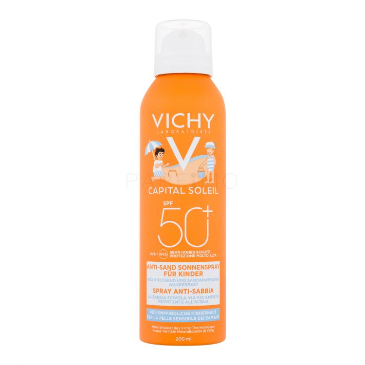 Vichy Capital Soleil Kids Anti-Sand Mist SPF50+ Sonnenschutz für Kinder 200 ml