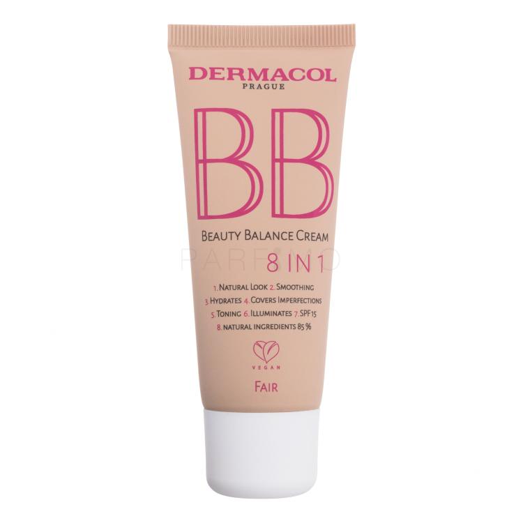 Dermacol BB Beauty Balance Cream 8 IN 1 SPF15 BB Creme für Frauen 30 ml Farbton  1 Fair