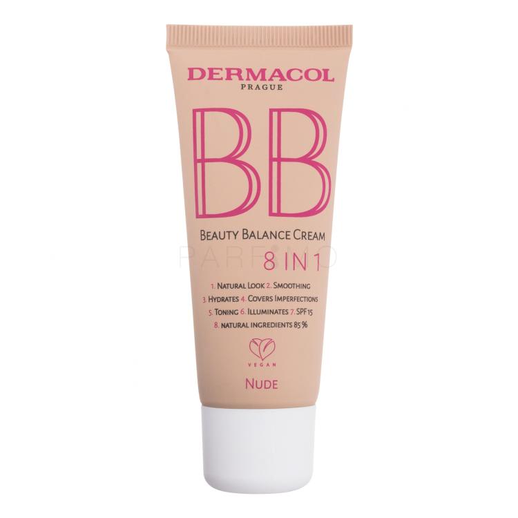 Dermacol BB Beauty Balance Cream 8 IN 1 SPF15 BB Creme für Frauen 30 ml Farbton  2 Nude