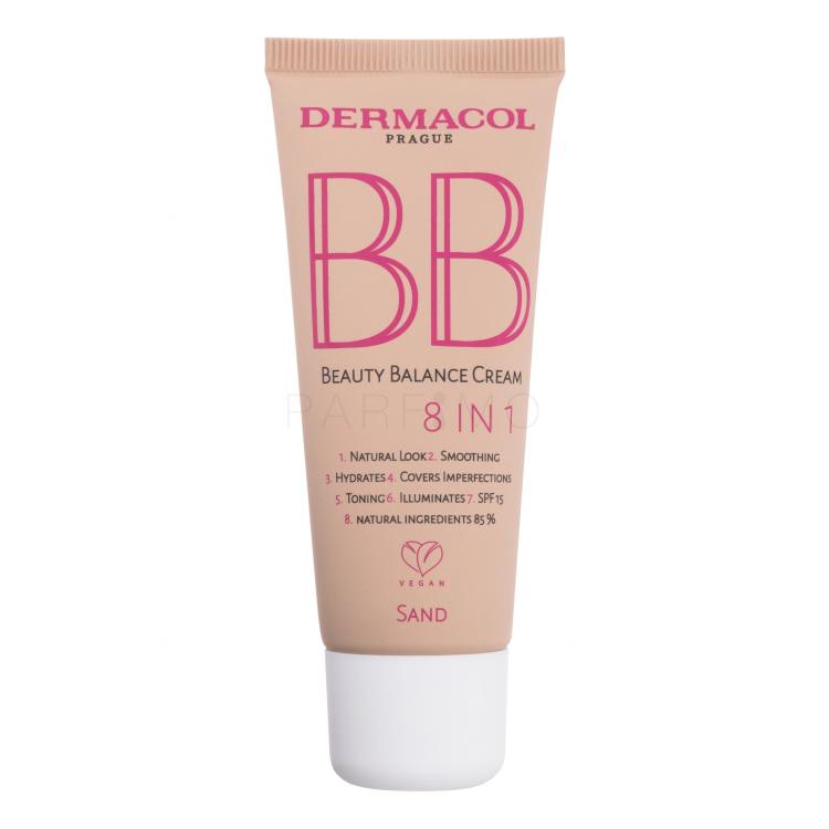 Dermacol BB Beauty Balance Cream 8 IN 1 SPF15 BB Creme für Frauen 30 ml Farbton  4 Sand