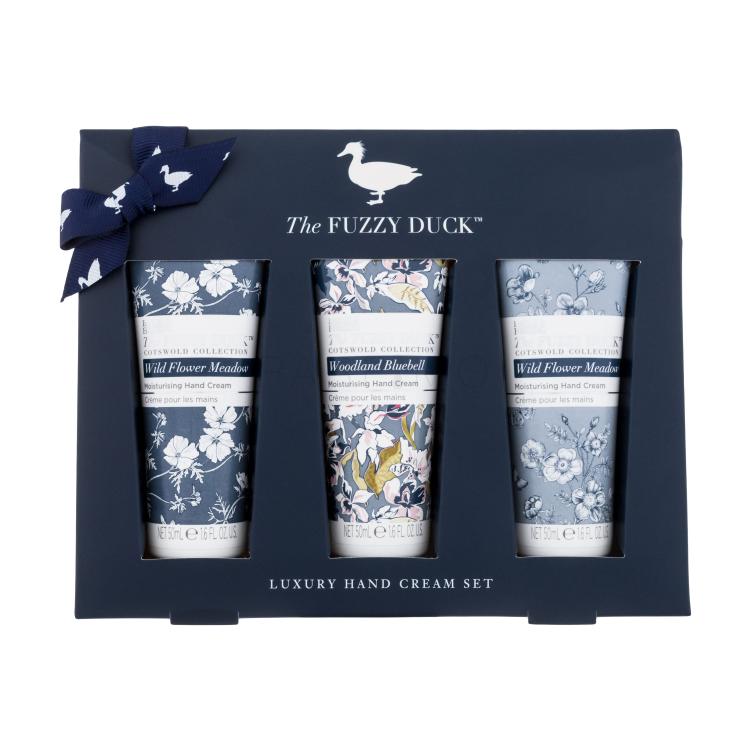 Baylis &amp; Harding The Fuzzy Duck Cotswold Floral Collection Geschenkset Handcreme The Fuzzy Duck Wild Flower Meadow 50 ml + Handcreme The Fuzzy Duck Woodland Bluebell 50 ml + Handcreme The Fuzzy Duck Wild Flower Meadow 50 ml