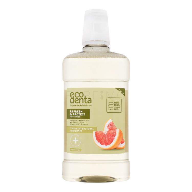 Ecodenta Super+Natural Oral Care Refresh &amp; Protect Mundwasser 500 ml