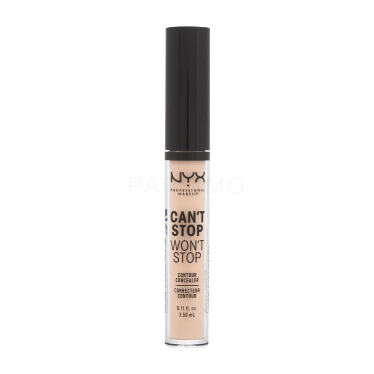 NYX Professional Makeup Can&#039;t Stop Won&#039;t Stop Contour Concealer Concealer für Frauen 3,5 ml Farbton  07 Natural