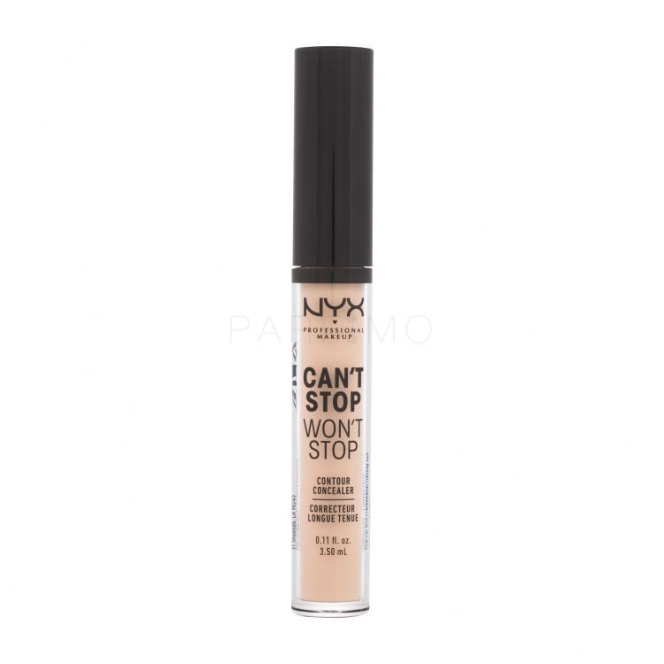 NYX Professional Makeup Can&#039;t Stop Won&#039;t Stop Contour Concealer Concealer für Frauen 3,5 ml Farbton  7.5 Soft Beige