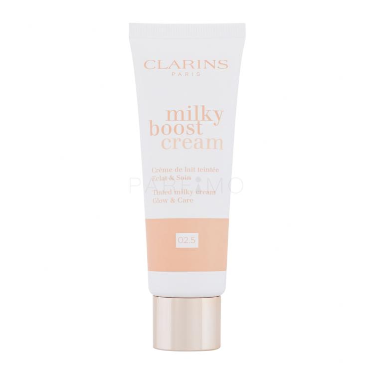 Clarins Milky Boost Cream Glow &amp; Care BB Creme für Frauen 45 ml Farbton  02.5